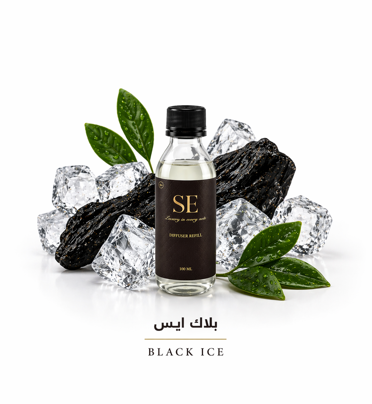 Black Ice Scent Refill Bottle-100ml Size